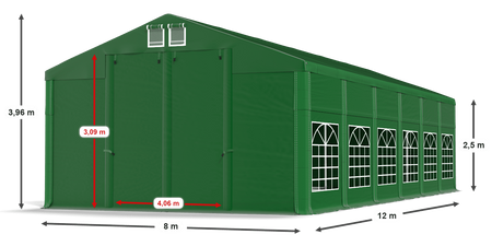 8x12 m Namiot imprezowy - Klasyk (art. 21632)