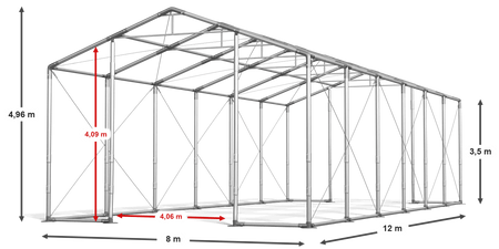 8x12 m Namiot imprezowy - Klasyk (art. 17311)