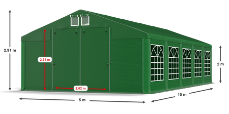 5x10 m Namiot imprezowy - Klasyk (art. 46262)