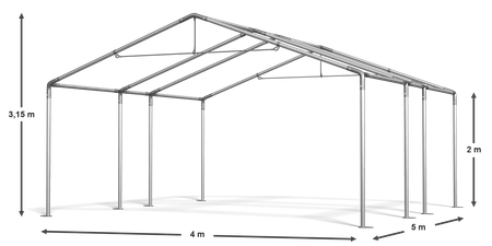 4x5 m Namiot ogrodowy - Ekonomiczny (art. 965868)
