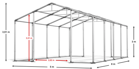 5x8 m Namiot imprezowy - Klasyk (art. 34998)