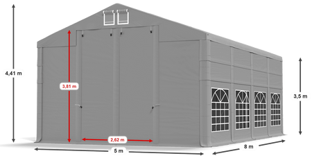 5x8 m Namiot imprezowy - Klasyk (art. 2971)