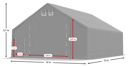 10x12 m Hala namiotowa - Arctic (art. 580776)