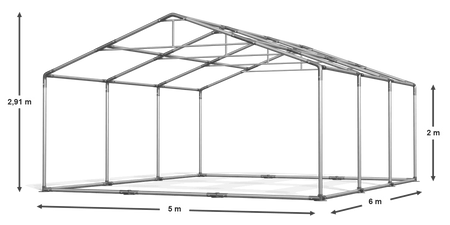 5x6 m Namiot imprezowy - Komfort (art. 796736)